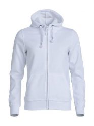 Clique Basic Hoody Full Zip Women rozpinana bluza z kapturem – white. Białe bluzy damskie CLIQUE, m, bez wzorów, z bawełny, z kapturem. Za 187.66 zł.