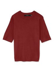 ONLY Sweter w kolorze bordowym rozmiar: S. Czerwone swetry klasyczne damskie Only, s, bez kołnierzyka. Za 87.81 zł.