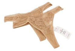 Scandale Le String Sensual Nude T17 — stringi damskie 2-pack XL. Brązowe stringi Erima, bez wzorów, z bawełny. Za 242.99 zł.