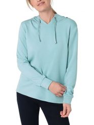 Timezone Bluza w kolorze błękitnym rozmiar: XS. Niebieskie bluzy damskie Timezone, xs, bez wzorów, z kapturem. Za 79.03 zł.