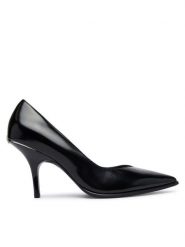 PINKO Szpilki Lady 11 SD0611P001 Czarny. Czarne szpilki damskie Pinko, bez wzorów, ze skóry, bez obcasa, na szpilce, bez zapięcia. Za 999.99 zł.