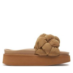 Klapki Inuikii. Czarne klapki damskie Inuikii, bez wzorów, bez obcasa, bez zapięcia. Za 899.99 zł.