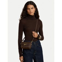 Torebka LAUREN RALPH LAUREN. Brązowe listonoszki damskie Lauren Ralph Lauren, bez wzorów, bez dodatków. Za 1,299.00 zł.