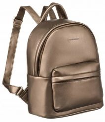 Plecak damski David Jones 6721-2 złoty. Żółte plecaki David Jones, bez wzorów, z materiału. Za 118.99 zł.