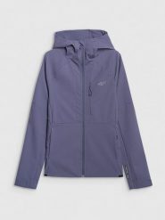 4F Kurtka softshellowa w kolorze niebieskim rozmiar: M. Niebieskie kurtki sportowe damskie 4F, m, bez wzorów, bez kaptura. Za 229.95 zł.