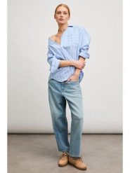 Blue Fire Dżinsy "Zoe" - Barrell fit - w kolorze błękitnym rozmiar: W33/L29. Niebieskie jeansy damskie Blue Fire. Za 174.95 zł.