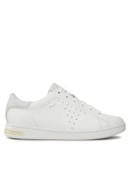 Geox Sneakersy D Jaysen A D621BA 00085 C1001 Biały. Białe obuwie sportowe damskie Geox, ze skóry, bez zapięcia. Za 289.99 zł.