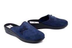 METEOR 710 Julianna granat, kapcie damskie. Niebieskie kapcie damskie Meteor. Za 50.99 zł.