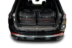 Torby Do Bagażnika Jeep Grand Cherokee Phev 2021+ 5Szt Kjust. Czarne torby podróżne KJUST, bez wzorów, z kauczuku. Za 1,513.00 zł.