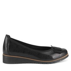 Baleriny Lasocki. Czarne balerinki damskie Lasocki, bez wzorów. Za 169.99 zł.