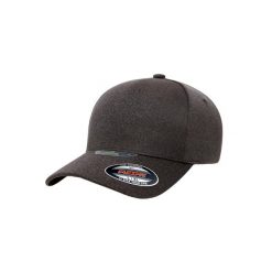 Czapka Flexfit Unipanel Melange. Niebieskie czapki z daszkiem damskie FLEXFIT, bez wzorów, z elastanu. Za 105.55 zł.