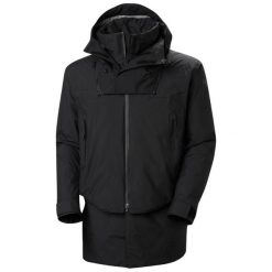 Modułowa kurtka narciarska na stok Helly Hansen Arc. Czarne kurtki damskie Helly Hansen, na zimę, bez wzorów, bez kaptura. W wyprzedaży za 2,289.00 zł.