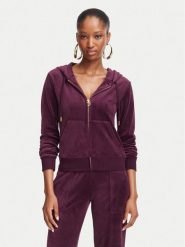Juicy Couture Bluza Robertson JCAP176G Fioletowy Slim Fit. Fioletowe bluzy damskie Juicy Couture, xxs, bez wzorów, z syntetyku, bez kaptura. Za 426.99 zł.