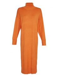 MOSS COPENHAGEN Sukienka "Odanna Rachelle" w kolorze pomarańczowym rozmiar: M/L. Pomarańczowe sukienki damskie Moss Copenhagen, bez wzorów, z wiskozy, bez ramiączek. Za 229.95 zł.