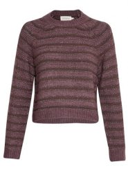 MOSS COPENHAGEN Sweter "Ardella" w kolorze fioletowym rozmiar: L/XL. Różowe swetry klasyczne damskie Moss Copenhagen, l, bez kołnierzyka. Za 228.92 zł.