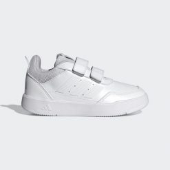 Buty Tensaur Sport 3.0 CF K. Białe obuwie sportowe casual damskie Adidas, z gumy, na jogę i pilates. Za 169.00 zł.