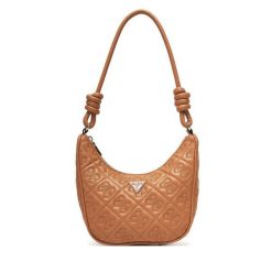 Torebka Guess. Brązowe torebki klasyczne damskie Guess, bez dodatków. Za 399.99 zł.