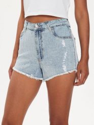 Liu Jo Szorty jeansowe UA4263 D4889 Niebieski Regular Fit. Niebieskie szorty damskie Liu Jo, bez wzorów, z bawełny. Za 979.99 zł.
