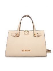 LOVE MOSCHINO Torebka JC4126PP1OLM0110 Écru. Torebki klasyczne damskie Love Moschino, ze skóry, bez dodatków. Za 1,009.00 zł.