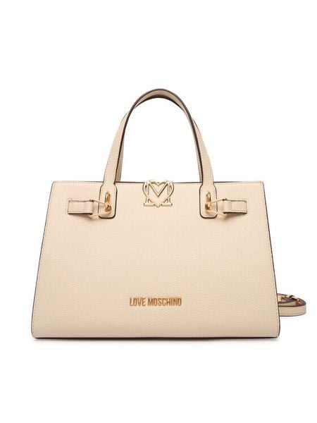 LOVE MOSCHINO Torebka JC4126PP1OLM0110 Écru. Torebki klasyczne damskie Love Moschino, ze skóry, bez dodatków. Za 1,009.00 zł.