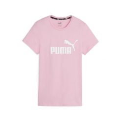 Koszulka damska Puma ESS Logo Tee. Czerwone bluzki damskie Puma, m, bez wzorów, bez kołnierzyka, bez ramiączek. Za 83.00 zł.