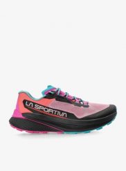 Buty trailowe damskie La Sportiva Prodigio. Czerwone obuwie trekkingowe damskie La Sportiva, z dzianiny, bez zapięcia. Za 671.77 zł.