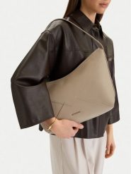 GINO ROSSI Torebka C-LDA8558 Szary. Szare torebki klasyczne damskie Gino Rossi, z materiału, bez dodatków. Za 199.99 zł.