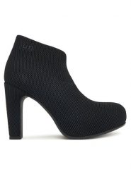 United Nude Botki Fold Hi II 1087056005 Czarny. Czarne botki damskie United Nude, z materiału, bez obcasa, na słupku, bez zapięcia. Za 979.99 zł.