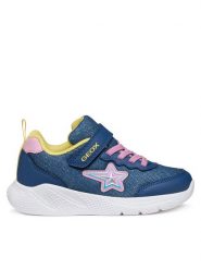 Geox Sneakersy J Sprintye J55FWA 0AS54 C4BE8 D Granatowy. Niebieskie buty sportowe dziewczęce Geox, z materiału, bez zapięcia. Za 149.99 zł.