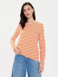 Tamaris Apparel Bluzka Asolo TAW0602 Pomarańczowy Regular Fit. Brązowe bluzki damskie Tamaris Apparel, m, bez wzorów, z bawełny, bez kołnierzyka, bez ramiączek. Za 129.99 zł.