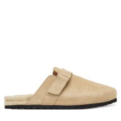 Espadryle Manebi. Brązowe espadryle damskie Manebi, bez wzorów, bez obcasa. Za 429.99 zł.