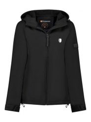 Canadian Peak Kurtka softshellowa "Tamilataleak" w kolorze czarnym rozmiar: M. Czarne kurtki sportowe damskie Canadian Peak, m, bez wzorów, bez kaptura. Za 210.81 zł.