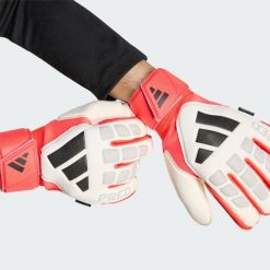Rękawice Bramkarskie Predator Match Fingersave. Białe rękawiczki damskie Adidas, bez wzorów. Za 279.00 zł.