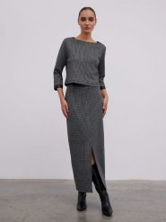 BGN Spódnica w kolorze czarno-szarym rozmiar: 34. Czarne spódnice damskie BGN, na co dzień, bez wzorów, maxi. Za 100.75 zł.