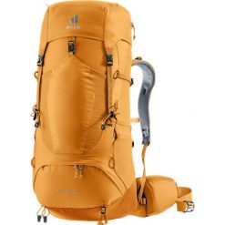 Plecak trekkingowy Deuter Aircontact Lite 40 + 10 - amber/maple. Brązowe plecaki Deuter, bez wzorów. Za 797.99 zł.
