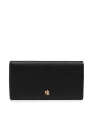 LAUREN RALPH LAUREN Portfel Slim Wallet Wlt Med 432802917009 Czarny. Czarne portfele damskie Lauren Ralph Lauren, bez wzorów, ze skóry. Za 549.99 zł.