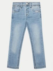 NAME IT Jeansy 13224981 Niebieski Slim Fit. Niebieskie jeansy chłopięce Name it, z bawełny. Za 139.99 zł.