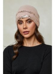 Soft Cashmere Czapka w kolorze jasnoróżowym rozmiar: onesize. Różowe czapki damskie Soft Cashmere, bez wzorów, ze skóry. Za 128.25 zł.