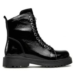 Botki Loretta Vitale. Czarne botki damskie Loretta Vitale, bez obcasa, na płaskiej podeszwie, bez zapięcia. Za 529.99 zł.