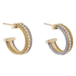 Kolczyki Guess. Żółte kolczyki damskie Guess, złote. Za 289.99 zł.