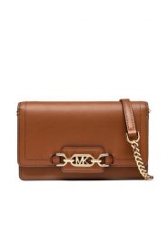 MICHAEL Michael Kors Torebka Heather 32F2G7HC1L Brązowy. Brązowe listonoszki damskie MICHAEL Michael Kors, bez wzorów, ze skóry, bez dodatków. Za 499.99 zł.