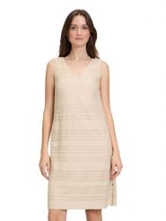 Vera Mont Sukienka w kolorze beżowym rozmiar: 38. Brązowe sukienki damskie Vera Mont, bez wzorów, bez ramiączek. Za 173.99 zł.