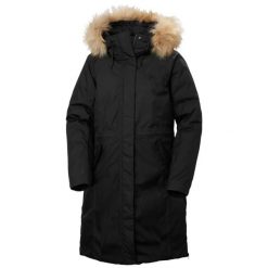 Parka dla kobiet Helly Hansen Vega. Czarne parki damskie Helly Hansen, na lato, l, z futra, bez kaptura. Za 1,397.00 zł.