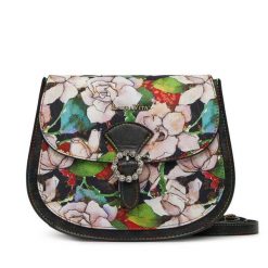 Torebka Laura Vita. Czarne listonoszki damskie LAURA VITA, bez wzorów, bez dodatków. Za 189.99 zł.