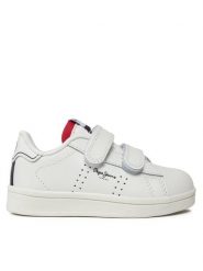 Pepe Jeans Sneakersy Player Basic Bk PBS00002 Biały. Białe buty sportowe chłopięce Pepe Jeans, z jeansu, bez zapięcia. Za 169.99 zł.