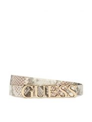 Guess Pasek Damski BW9258 P5320 Szary. Szare paski damskie Guess, z aplikacjami, ze skóry. Za 136.00 zł.
