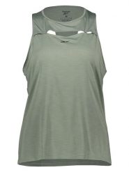 Reebok Top sportowy "Athletic" w kolorze khaki rozmiar: S. Brązowe koszulki sportowe damskie Reebok, s, bez wzorów, z materiału, bez ramiączek, outdoorowe. Za 65.85 zł.
