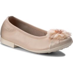 Baleriny GEOX - R Plie' B J8255B 044HI C5014 S Lt Beige. Czerwone baleriny dziewczęce Geox, w kwiaty, ze skóry ekologicznej. W wyprzedaży za 199.00 zł.