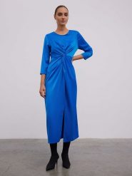 BGN Sukienka w kolorze niebieskim rozmiar: 38. Niebieskie sukienki damskie BGN, bez wzorów, bez ramiączek. Za 161.73 zł.