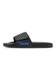 Klapki basenowe Hummel Pool. Szare klapki damskie Hummel, bez wzorów, z materiału, bez obcasa, bez zapięcia. Za 187.00 zł.